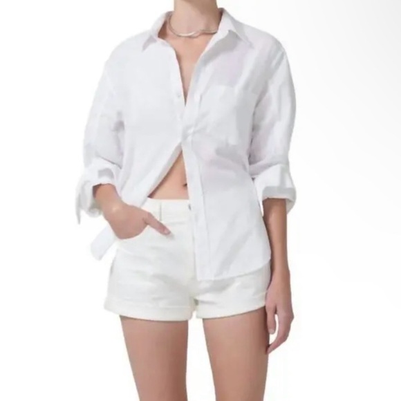 Citizens of Humanity Relaxed Vintage Cuffed Shorts Size 29 NWT - Picture 1 of 14